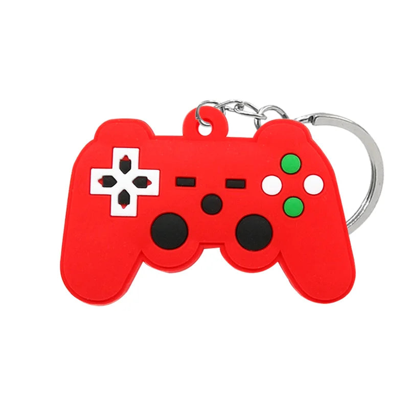 1PCS PVC new style Game Machine Keychain & Keyring Cute Gamepad Joystick Key Chain Ke lifestyle view