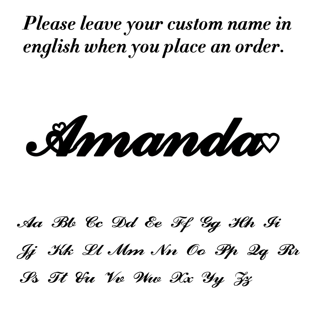 Custom Nameplate Hoop Earrings for Women | Personalized Stainless Steel Jewelry detail view