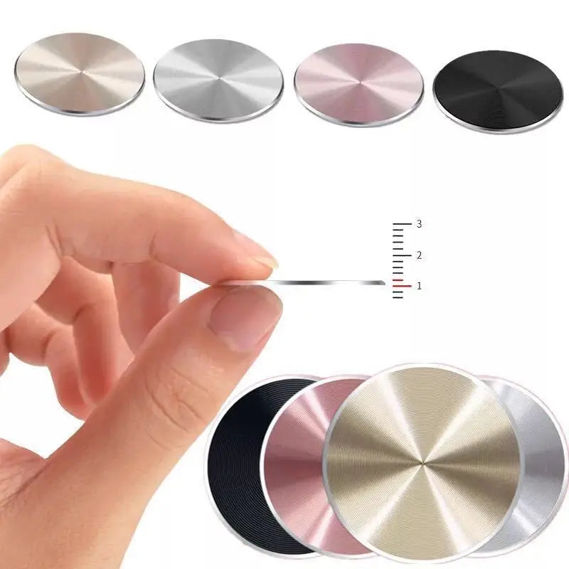New iphone Sticker Metal Plate disk iron sheet Magnet Mobile Phone Holder accessories Fo detail view