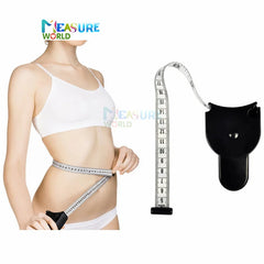 Body Fat Caliper with Measuring Tape | Body Fat Tester and Measurement Tool detail view
