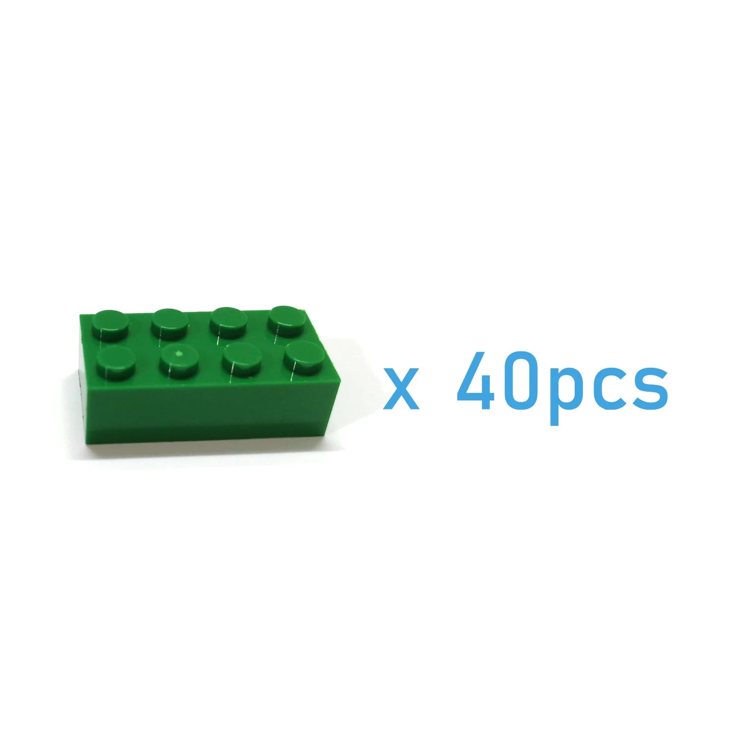 40pcs DIY Building Blocks Thick Figures Bricks 2x4 Dots | Educational Creative Toy fo alternate view