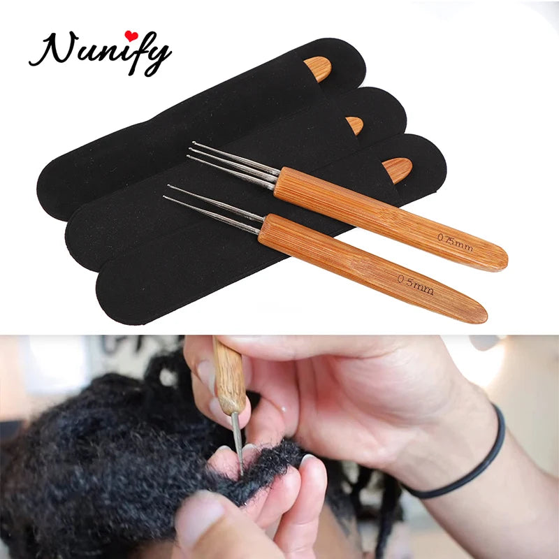 0.5Mm 0.75Mm Dreadlock Needle Crochet Hook For Dread Hair Dreadlocks Accessories Ho additional angle