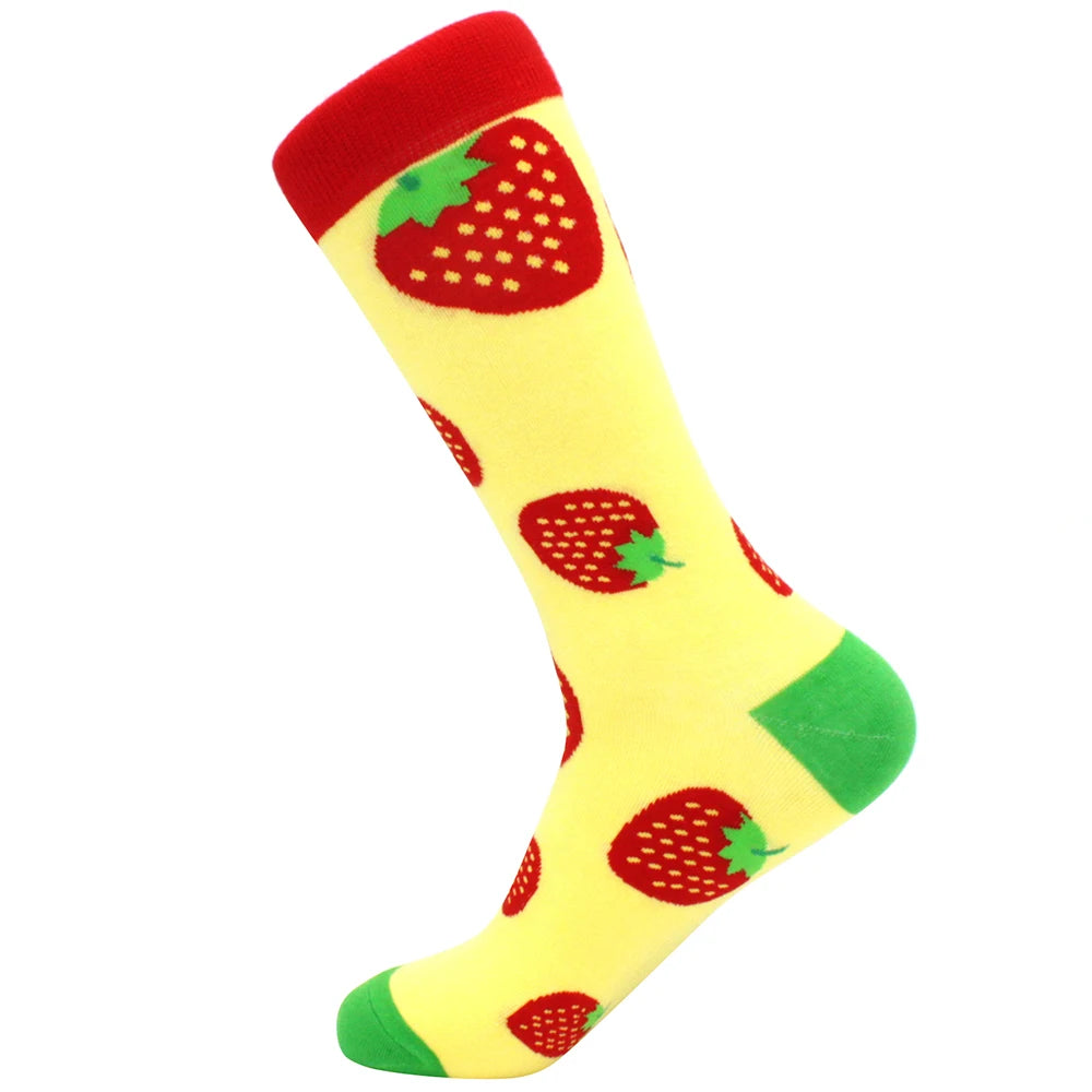 Sock Combed Cotton Funny Men's Big Size Crew Harajuku Hip Hop Thick Long Socks lifestyle view