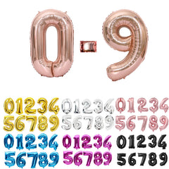 16 32 40 Inch Silver Gold Foil