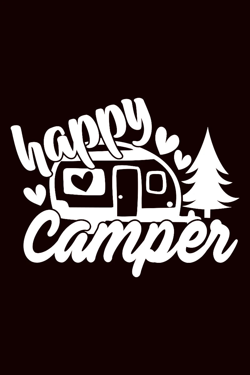 Camp Life Vinyl Decal Bundle | Camper Door Window Sticker for Laptop Water Bottle alternate view