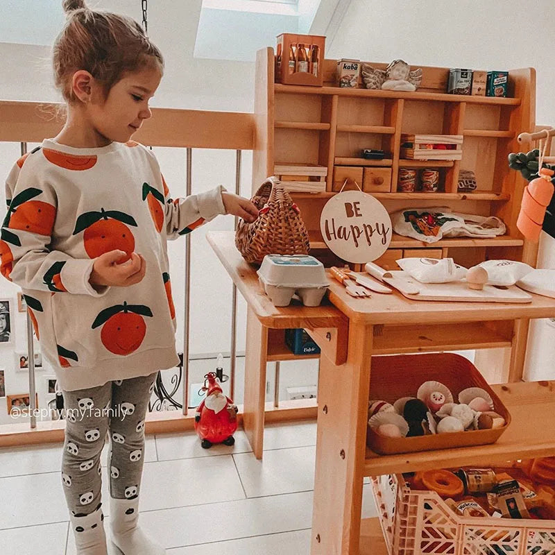 Kids Cotton Sweatshirt | Unisex Cartoon Top for Toddlers detail view