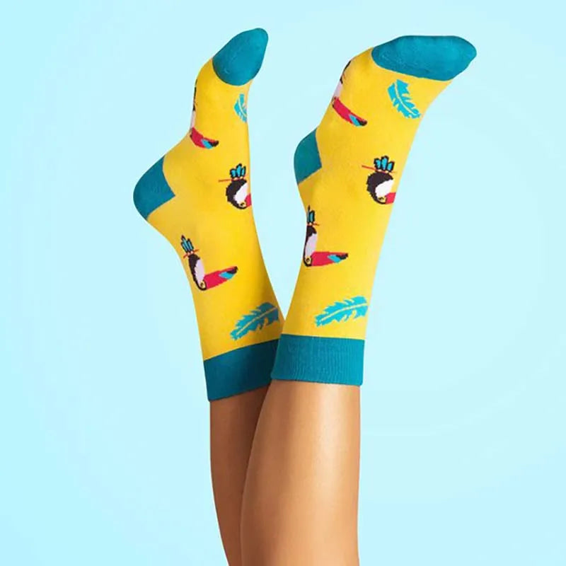Sock Combed Cotton Funny Men's Big Size Crew Harajuku Hip Hop Thick Long Socks additional angle