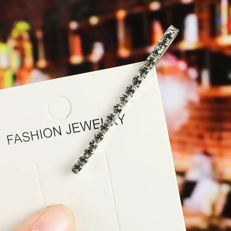 2020 New Elegant Rhinestone Hairpins Women Girls Hair Clips Pin Accessories Hair Ornaments Hairclip Hairgrip Barrettes Headdress