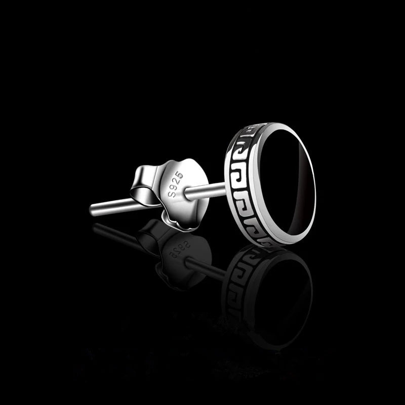 Andara Personalized 925 Silver Earrings Men'S Single Earrings Street Punk Hip-Hop Jew alternate view