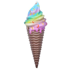 Colorful Ice Cream Squishy Toy | Slow Rising Stress Relief Squeeze detail view