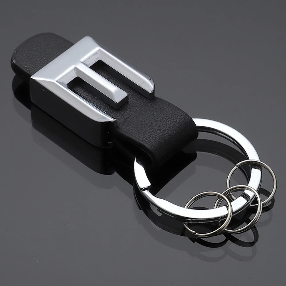 DSYCAR 3D Car Key Chain Metal Letter Leather Strap Keychain | Premium Key Ring for Me lifestyle view