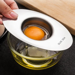Stainless Steel Egg White Separator | Yolk Filter Funnel Spoon