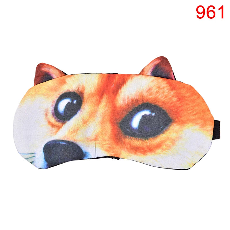 Cute Cat Dog Sleep Mask | Soft Eye Cover for Natural Sleeping alternate view