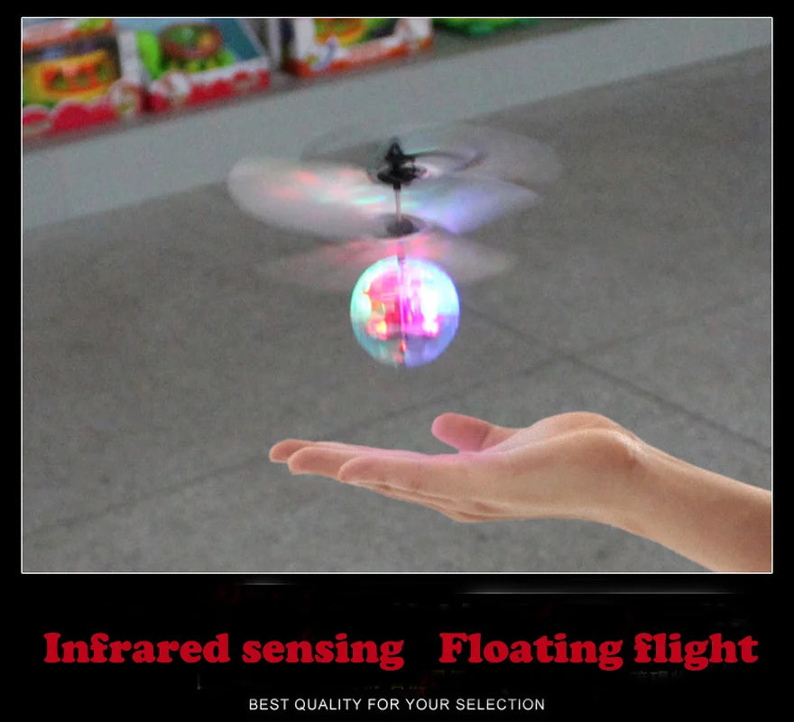 New Flying Ball Luminous Kid's Flight Balls Electronic Infrared Induction Aircraft Remot detail view