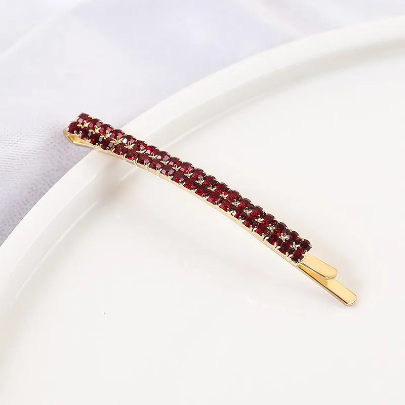 2020 New Elegant Rhinestone Hairpins Women Girls Hair Clips Pin Accessories Hair Ornaments Hairclip Hairgrip Barrettes Headdress