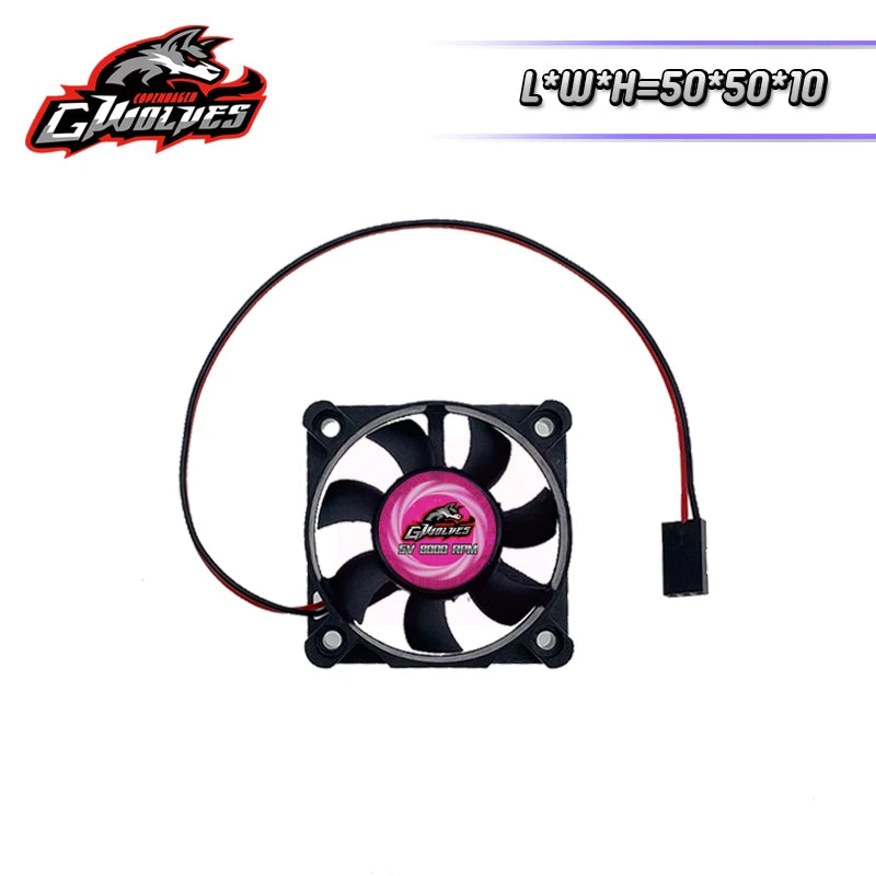 RC fan 25/30/35/40/50mm 8000RPM 5V-7V DC High wind cool Motor ESC fan heat sink 30/60 alternate view