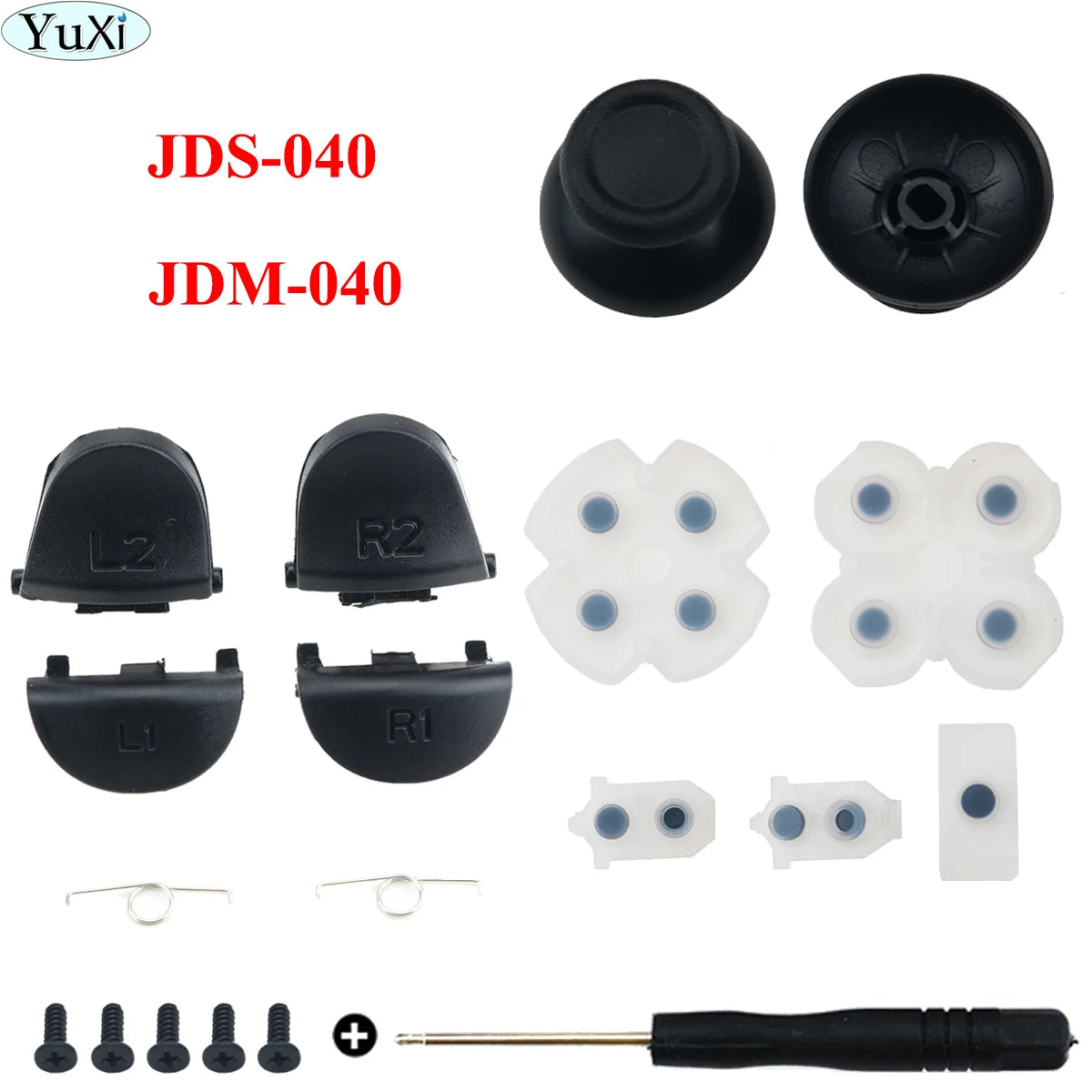 PS4 Controller Mod Kit | Replacement Trigger Buttons and Analog Stick Caps alternate view
