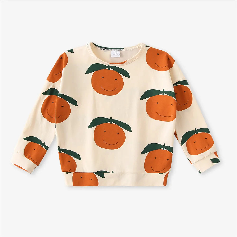 Kids Cotton Sweatshirt | Unisex Cartoon Top for Toddlers detail view