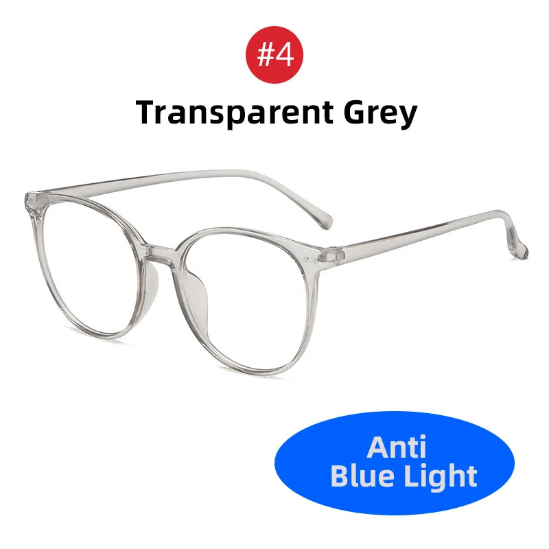 VIVIBEE Blue Light Blocking Glasses | Oversized Round Computer Eyewear for Women and alternate view