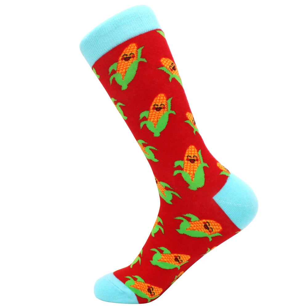 Sock Combed Cotton Funny Men's Big Size Crew Harajuku Hip Hop Thick Long Socks additional angle