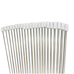 2-8mm 25cm/35cm Stainless steel Straight Knitting Needles Crochet Hook DIY Sweater weave detail view