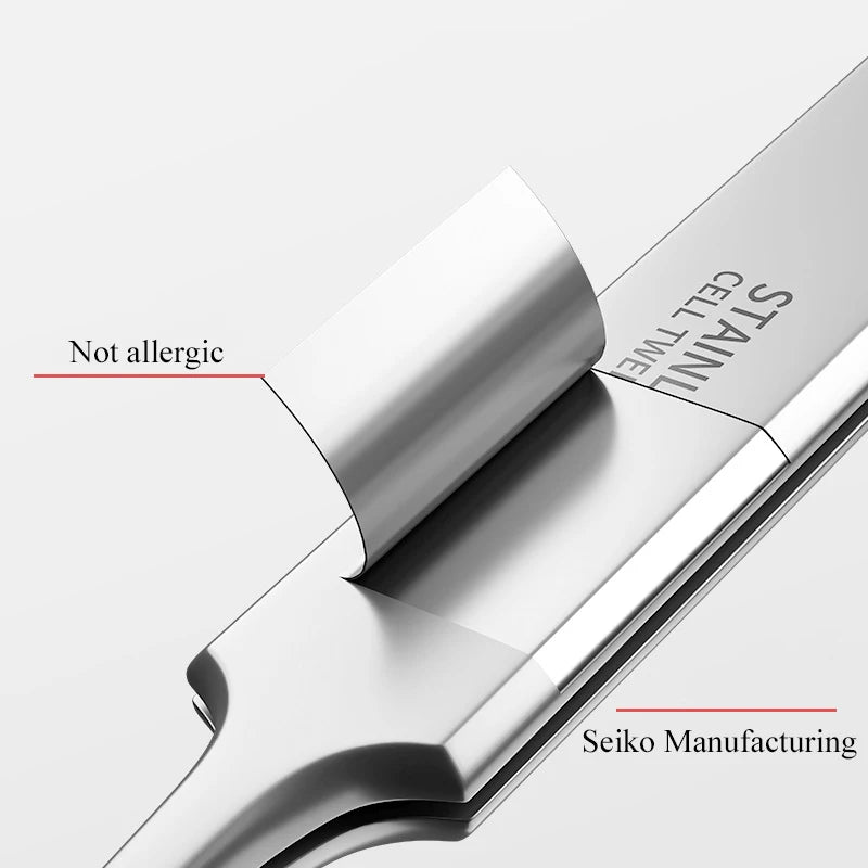 German Ultra-fine No. 5 Cell Pimples Blackhead Clip Tweezers | Acne Needle Tool for additional angle