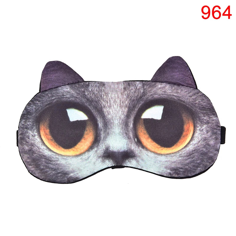 Cute Cat Dog Sleep Mask | Soft Eye Cover for Natural Sleeping lifestyle view
