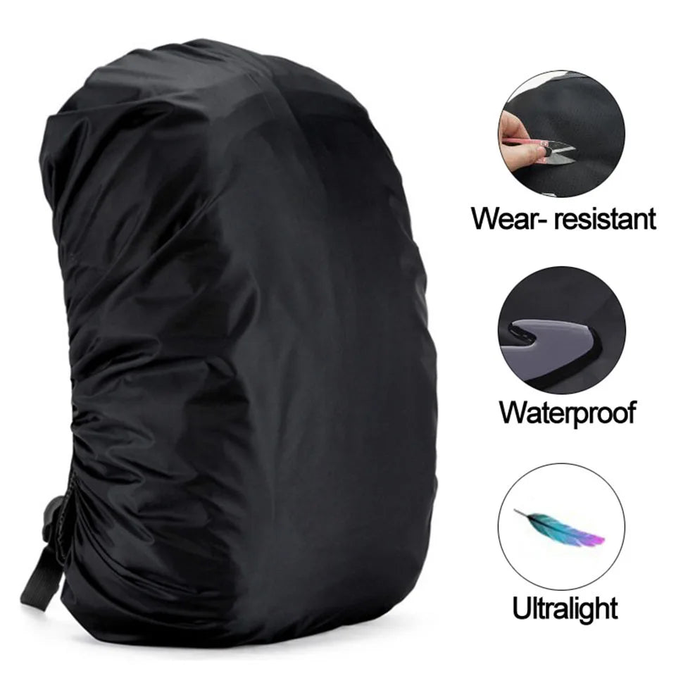 Backpack Rain Cover | Waterproof Dustproof Sun-Protected Shield for Outdoor Camping H alternate view