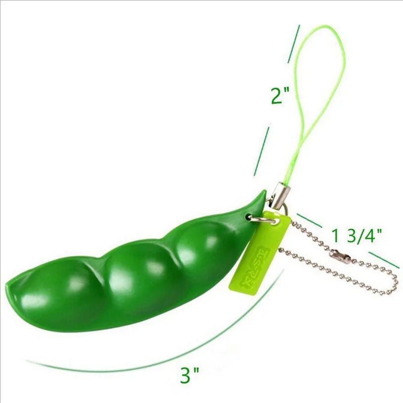 Peapod Fidget Toy | Squishy Stress Relief Pea Pod lifestyle view