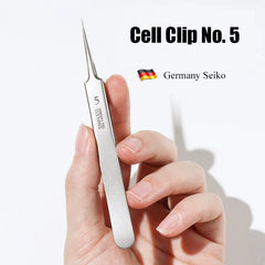 German Ultra-fine No. 5 Cell Pimples Blackhead Clip Tweezers | Acne Needle Tool for P alternate view