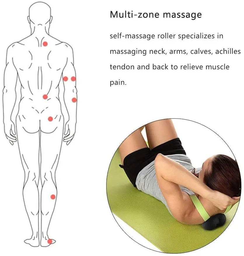 EPP Massage Ball Set | Peanut Fascia Ball for Trigger Point Therapy and Muscle Relief close-up view