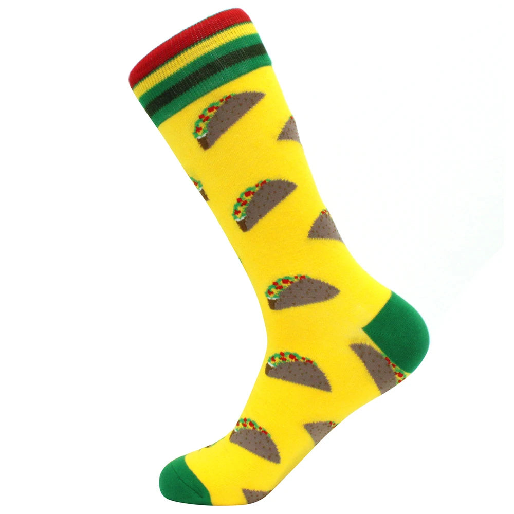Sock Combed Cotton Funny Men's Big Size Crew Harajuku Hip Hop Thick Long Socks alternate view
