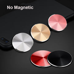 New iphone Sticker Metal Plate disk iron sheet Magnet Mobile Phone Holder accessories For Magnetic C