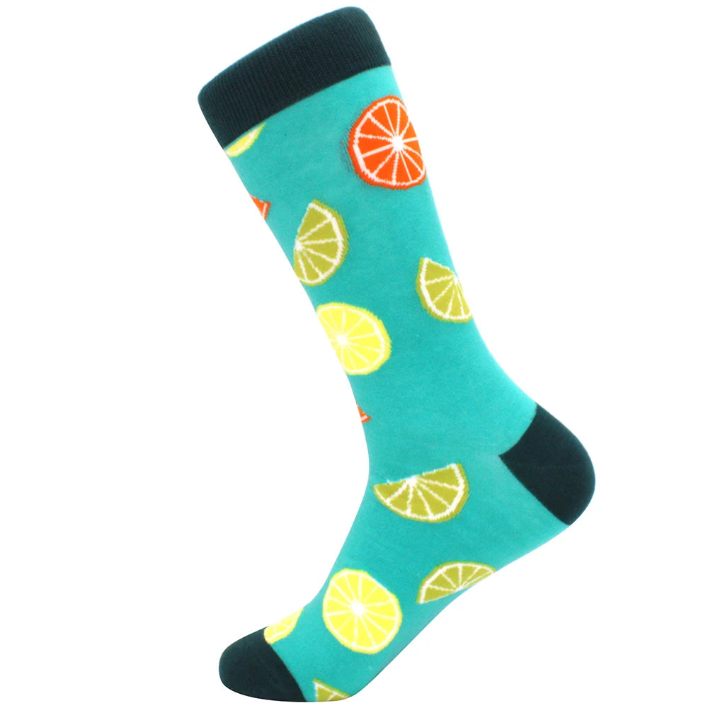 Sock Combed Cotton Funny Men's Big Size Crew Harajuku Hip Hop Thick Long Socks alternate view