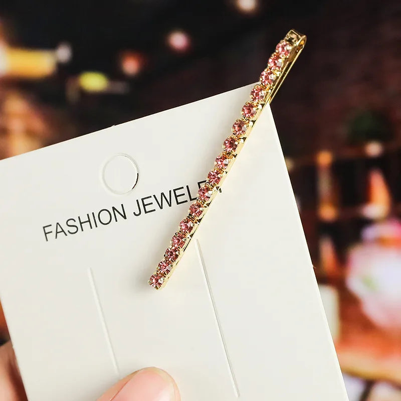 2020 New Elegant Rhinestone Hairpins Women Girls Hair Clips Pin Accessories Hair Orna alternate view