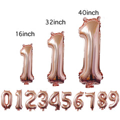 16 32 40 Inch Silver Gold Foil
