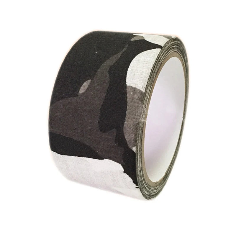 5M Outdoor Camouflage Tape WRAP Hunting Waterproof Self Adhesive Camo Tape Stealth Ban close-up view