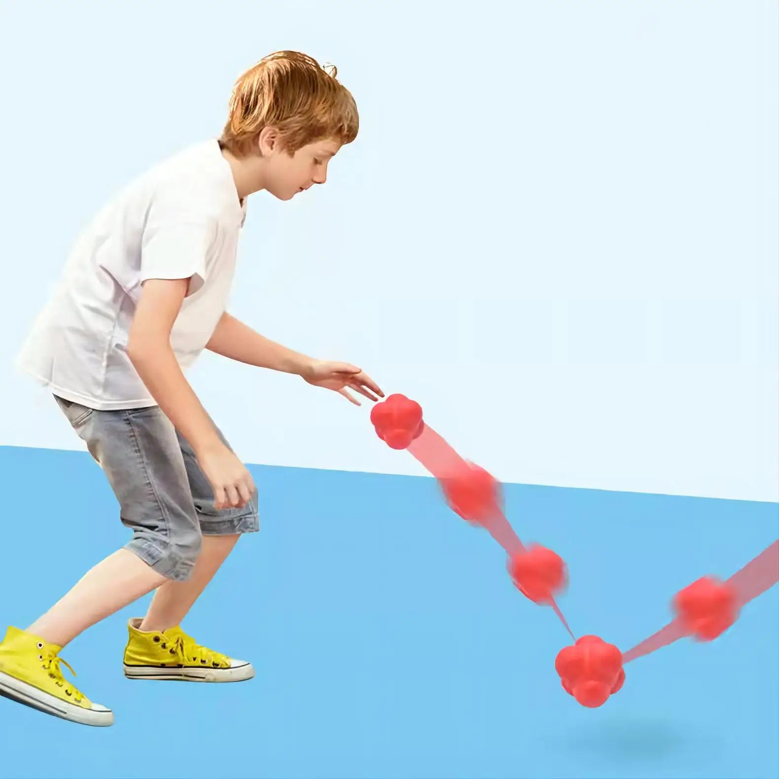 Hexagonal Reaction Ball | Reflex & Agility Training Ball for Sports detail view
