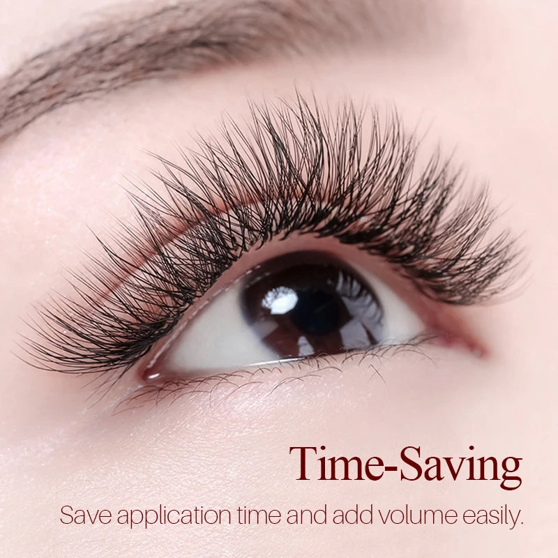 Y Shape Premade Fans Eyelash Extensions | 2D YY Lashes for Salon Use lifestyle view