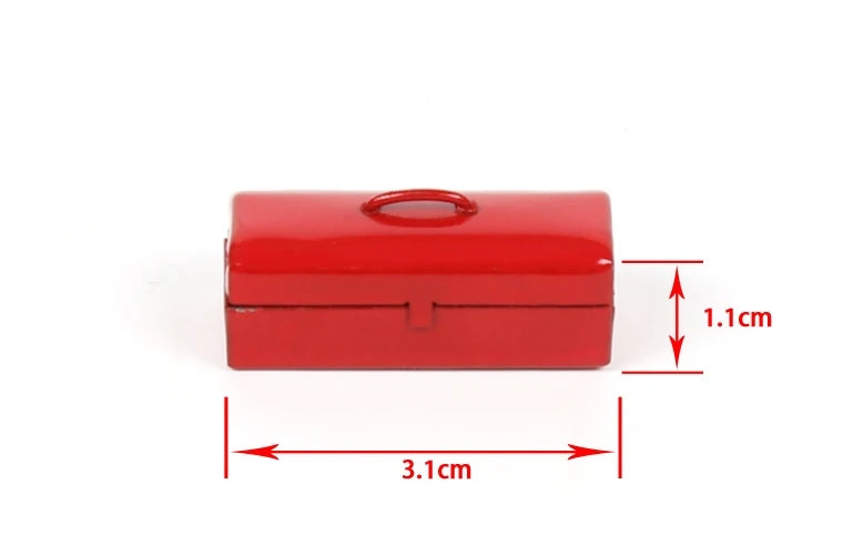 Rc Tow Trailer Chain Hook Shackles Mini Fuel Tank Oil Drum For 1/10 Crawler Car Axial Scx10 D90 Cc01 D110 Tf2 Trax Trx4 Trx6