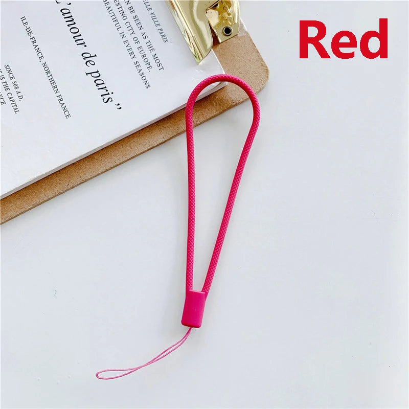 2pcs Silicone rope mobile phone anti losing sling wrist short Cord silicone wrist rop alternate view