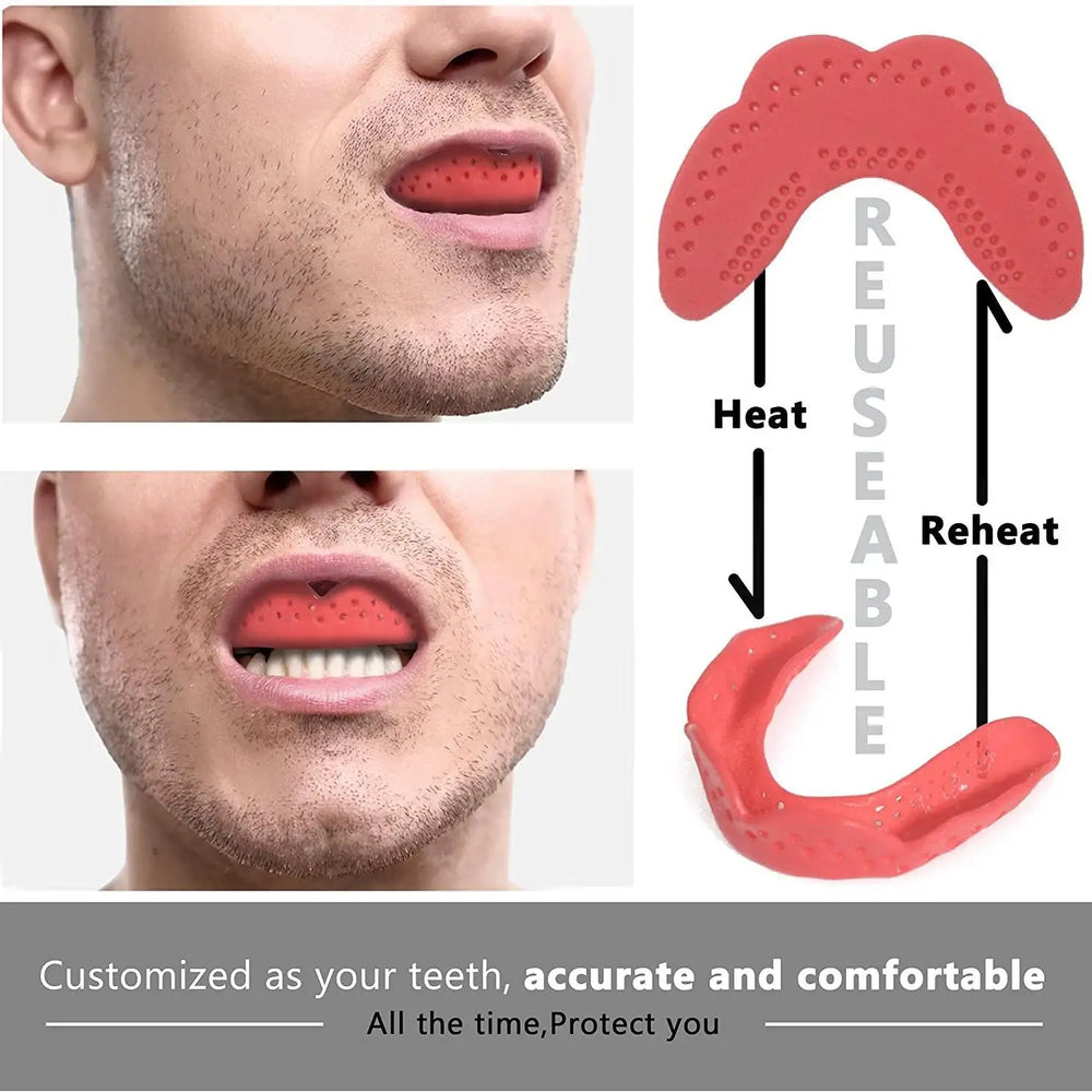 Mouth Guard for Sports | Teeth Protector for Boxing Basketball Football Rugby lifestyle view