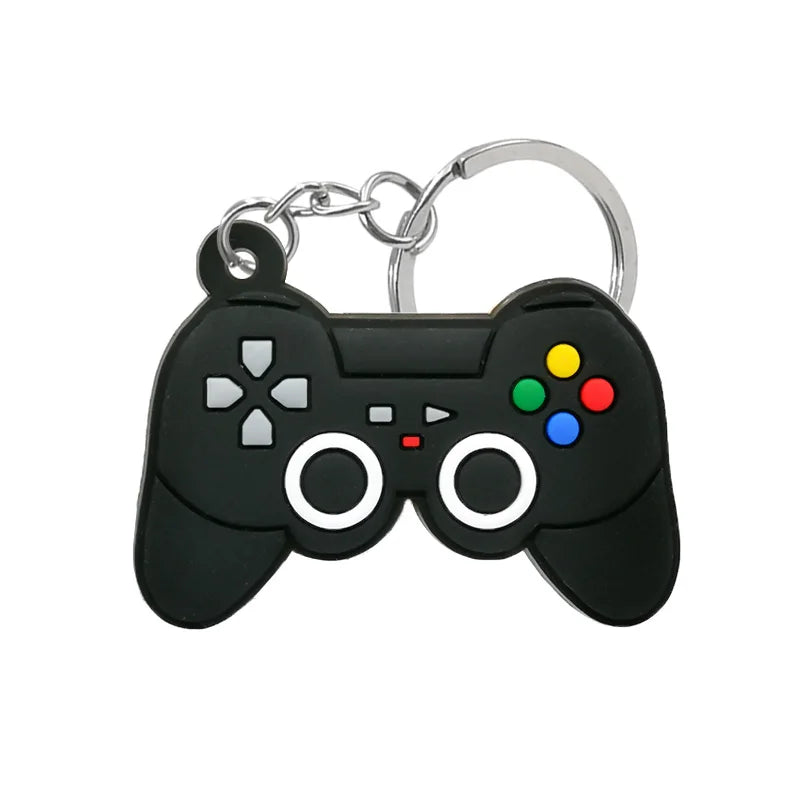 1PCS PVC new style Game Machine Keychain & Keyring Cute Gamepad Joystick Key Chain Ke alternate view