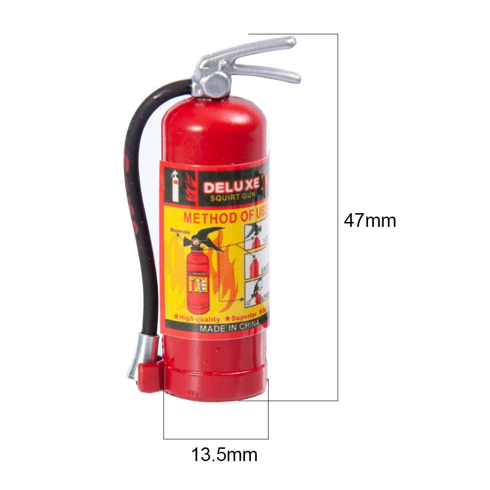 1:10 Scale Accessories Simulated Decoration Tools Shovel Fire-Extinguisher Oil Drum additional angle
