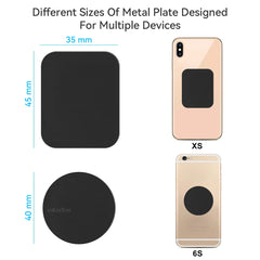 Iron Magnetic Phone Plate Sticker for Phone Holder close-up view