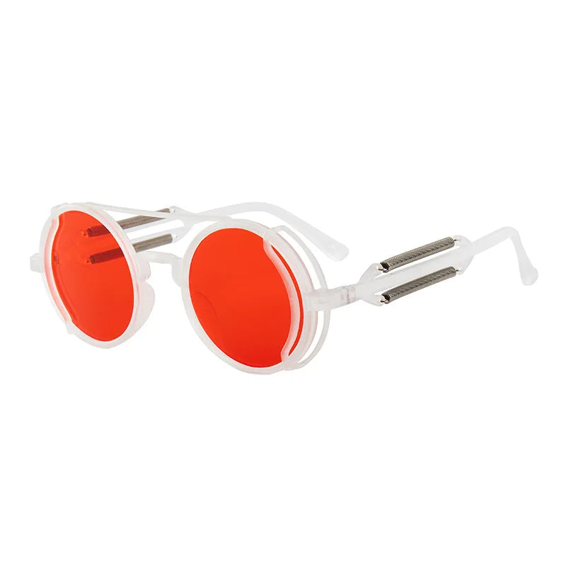 Classic Gothic Steampunk Sunglasses Brand Designer Men additional angle