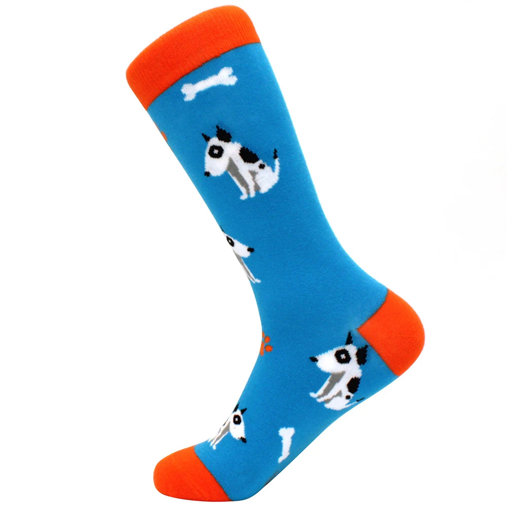 Sock Combed Cotton Funny Men's Big Size Crew Harajuku Hip Hop Thick Long Socks additional angle