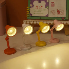LED Mini Desk Lamp Foldable Magnetic Night Light | Clip-On Eye Protection Bedside Lam alternate view