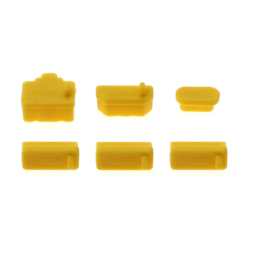 1 Set Silicone Dust Plug Set | Anti-Dust Cover for PS5, PS4, PS3 Console close-up view