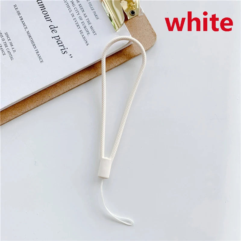 2pcs Silicone rope mobile phone anti losing sling wrist short Cord silicone wrist rop alternate view
